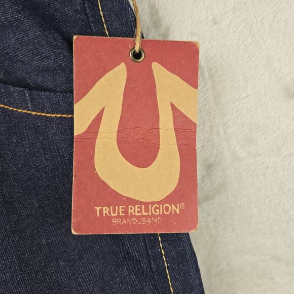 True Religion Jeans 38 Fits 42x34 Limited Edition 0001-1510 Suspender Ethan BigT - Picture 6 of 16